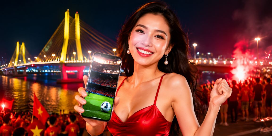 Người dùng Cần Thơ dùng điện thoại tham gia casino trực tuyến giữa lễ hội đèn lồng rực rỡ tại miền Tây