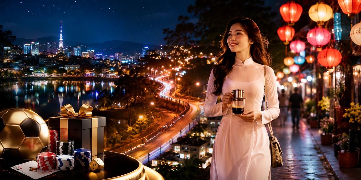 Người dùng Đà Lạt xem kèo thể thao kèm cà phê buổi sáng trên điện thoại