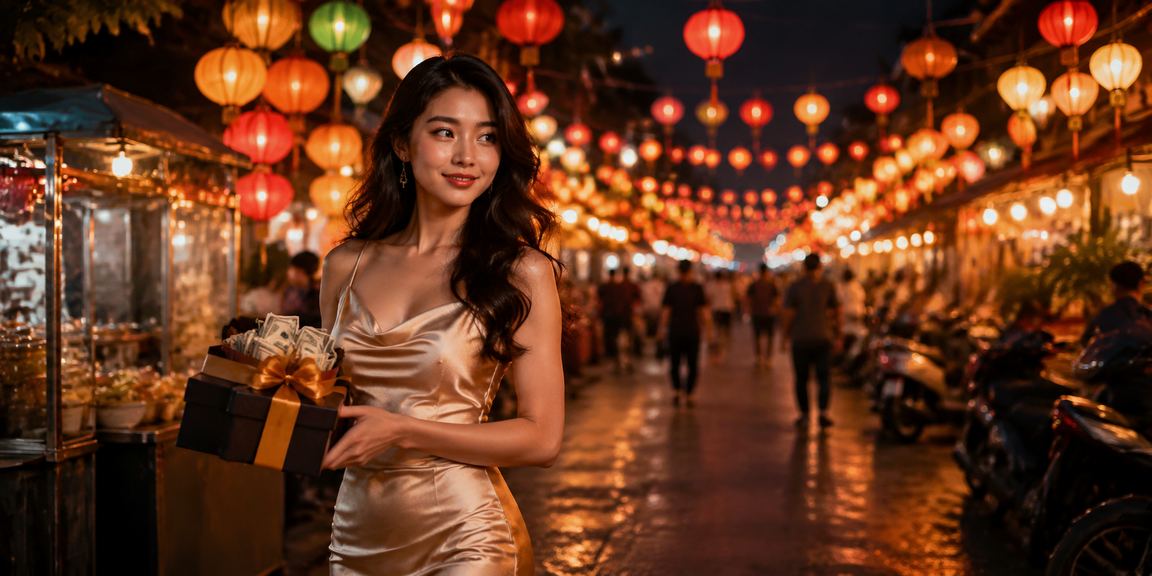 Khung cảnh chợ đêm Ninh Bình với người dùng truy cập nền tảng cược trực tuyến 5310 trên điện thoại di động